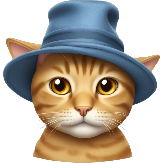 Cat  wearing a hat  emoji
