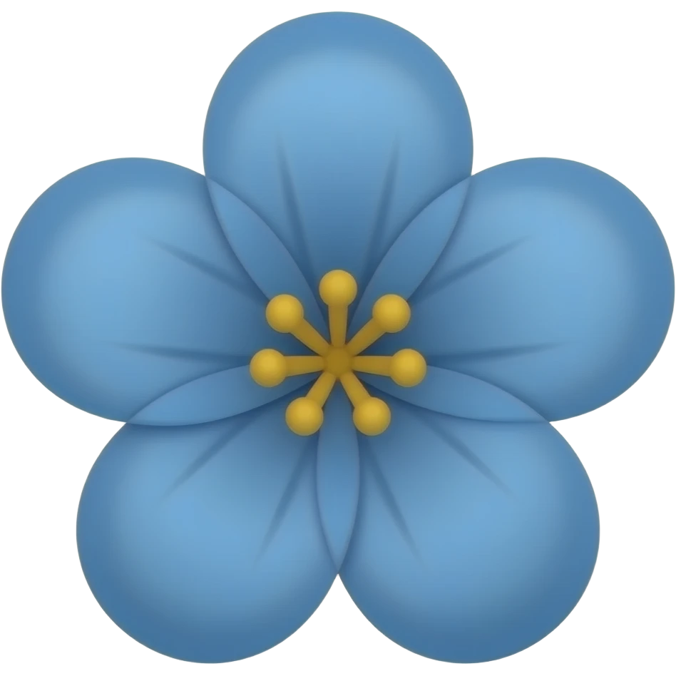 Fait moi une fleur bleu dans le style de l’image pour aller avec mon pseudo 𝔲𝔩𝔱♛𝔣𝔬𝔯𝔪 emoji