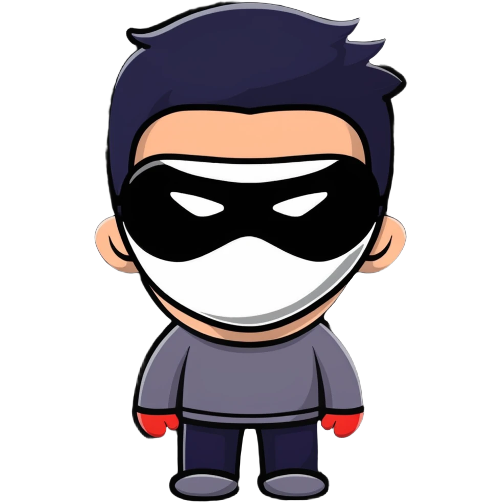 Alex the Terrible with mask emoji
