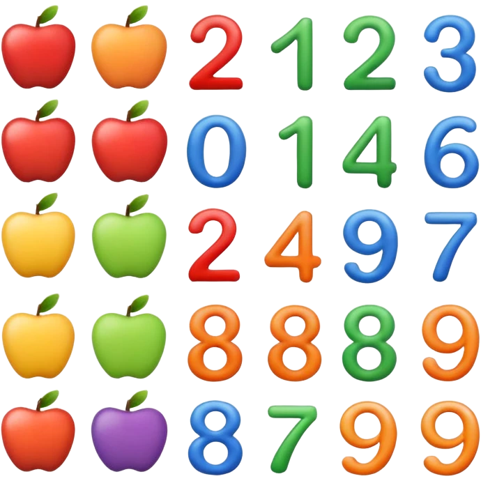 Numbers emoji