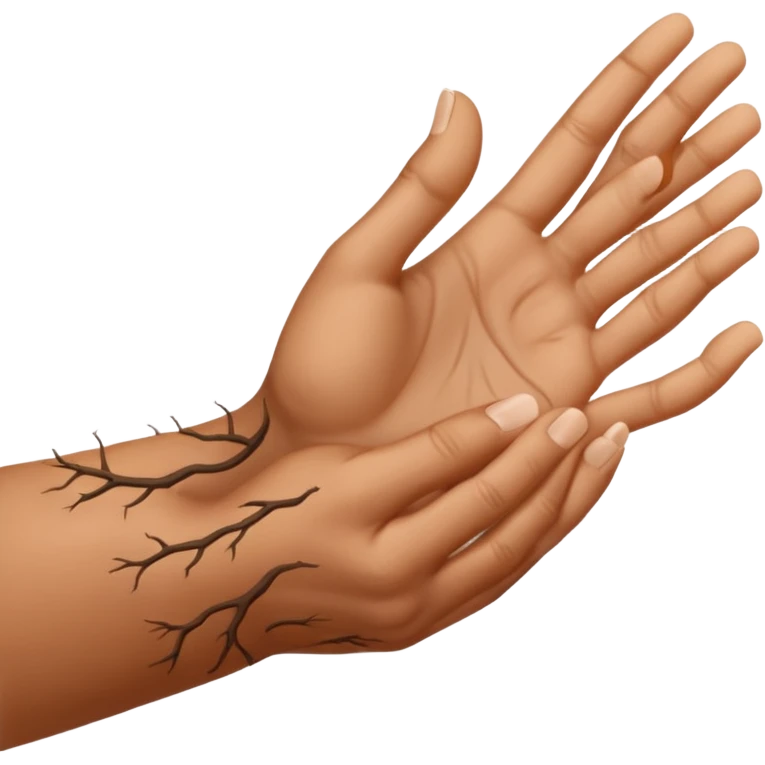 Hand on shoulder emoji