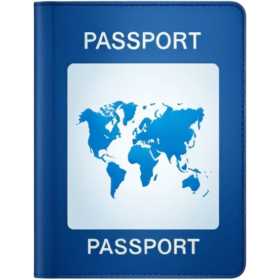 Simple passport emoji