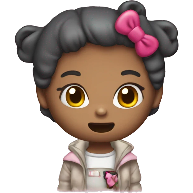 Hello kitty smerking  emoji