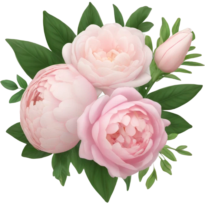pale pink flower bouquet  emoji