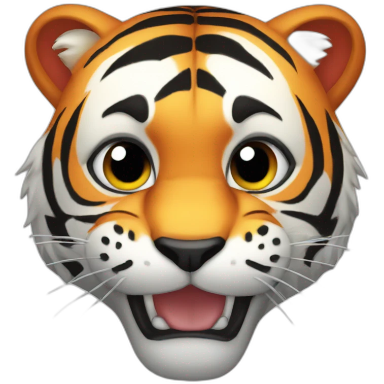 a super hero tiger emoji