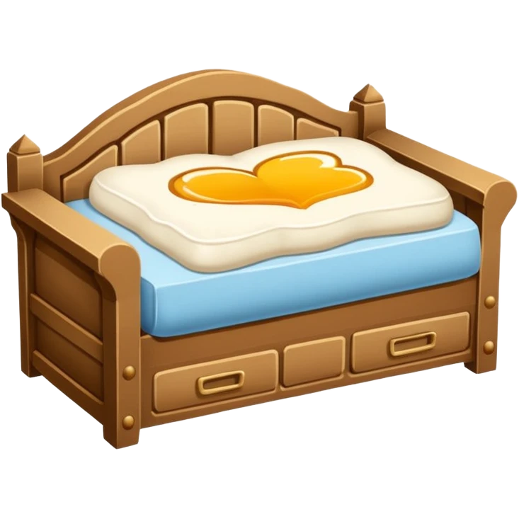 Creer une emoji de un lit cassé  emoji