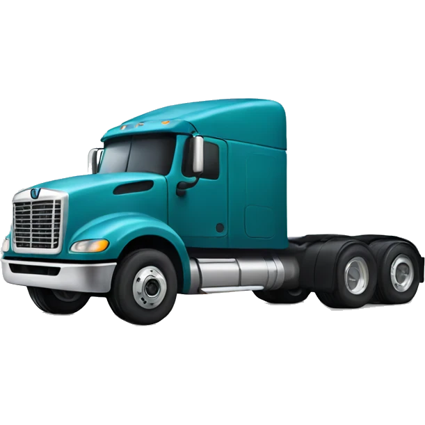 Semi truck emoji