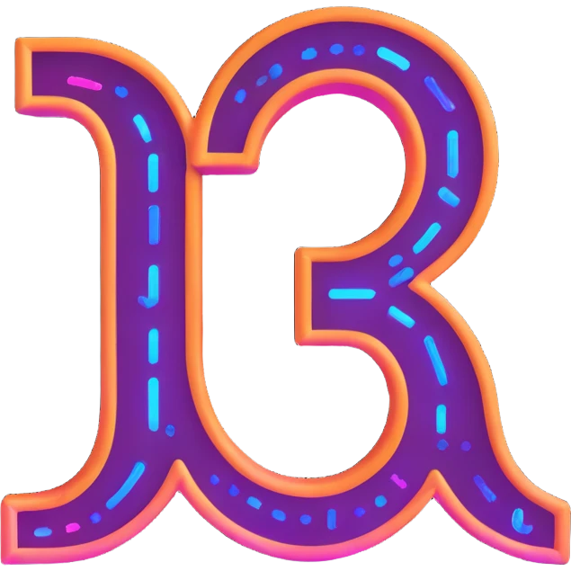 number 3 in Rich Proxy style: fantasy, dark, neon, 3D, light mysticism, neon glow, volumetric emoji