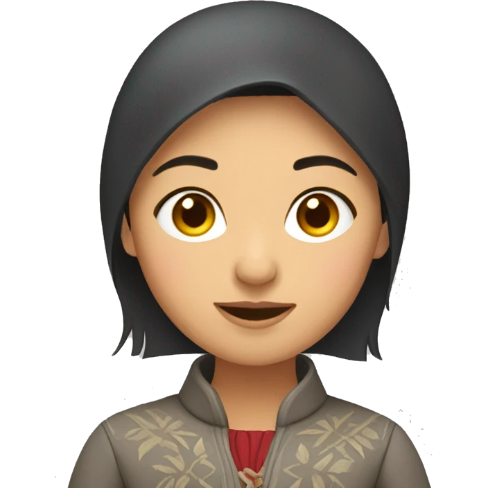 kyrgyz girl emoji