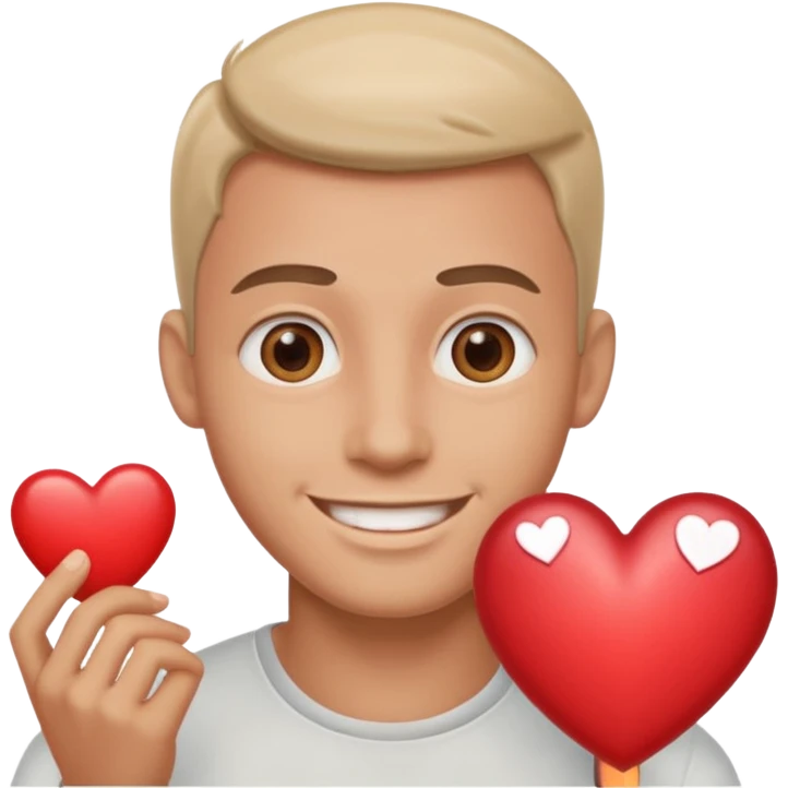 Ninja ojos de corazónes hombre emoji