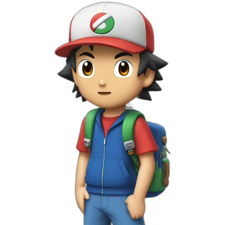 Ash ketchum emoji