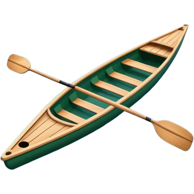 Single scull rowing boat emoji
