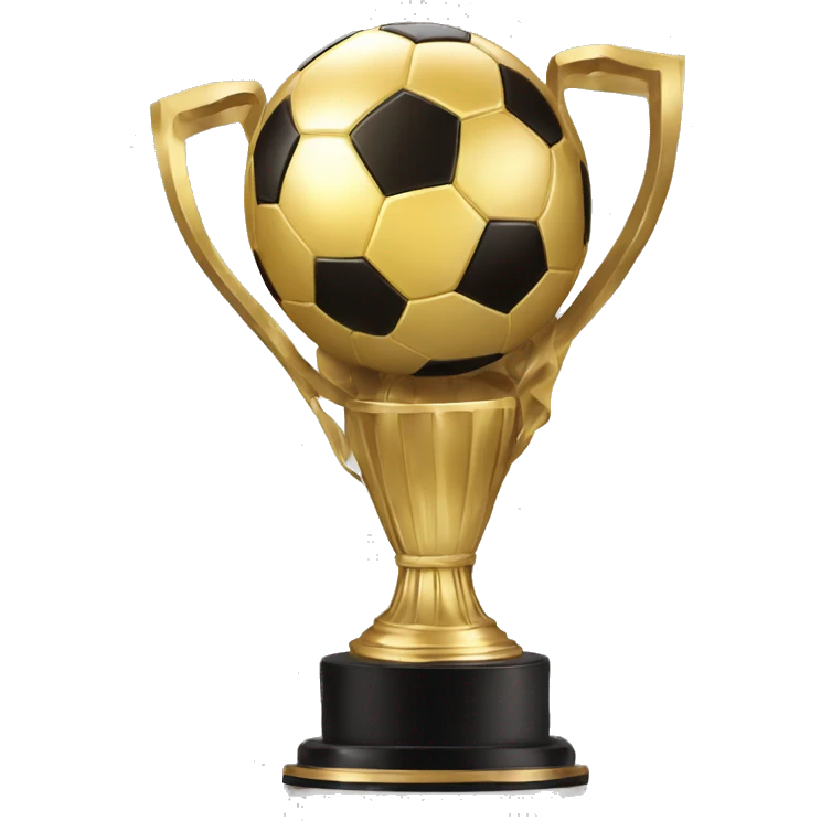Trophy of soccer league emoji