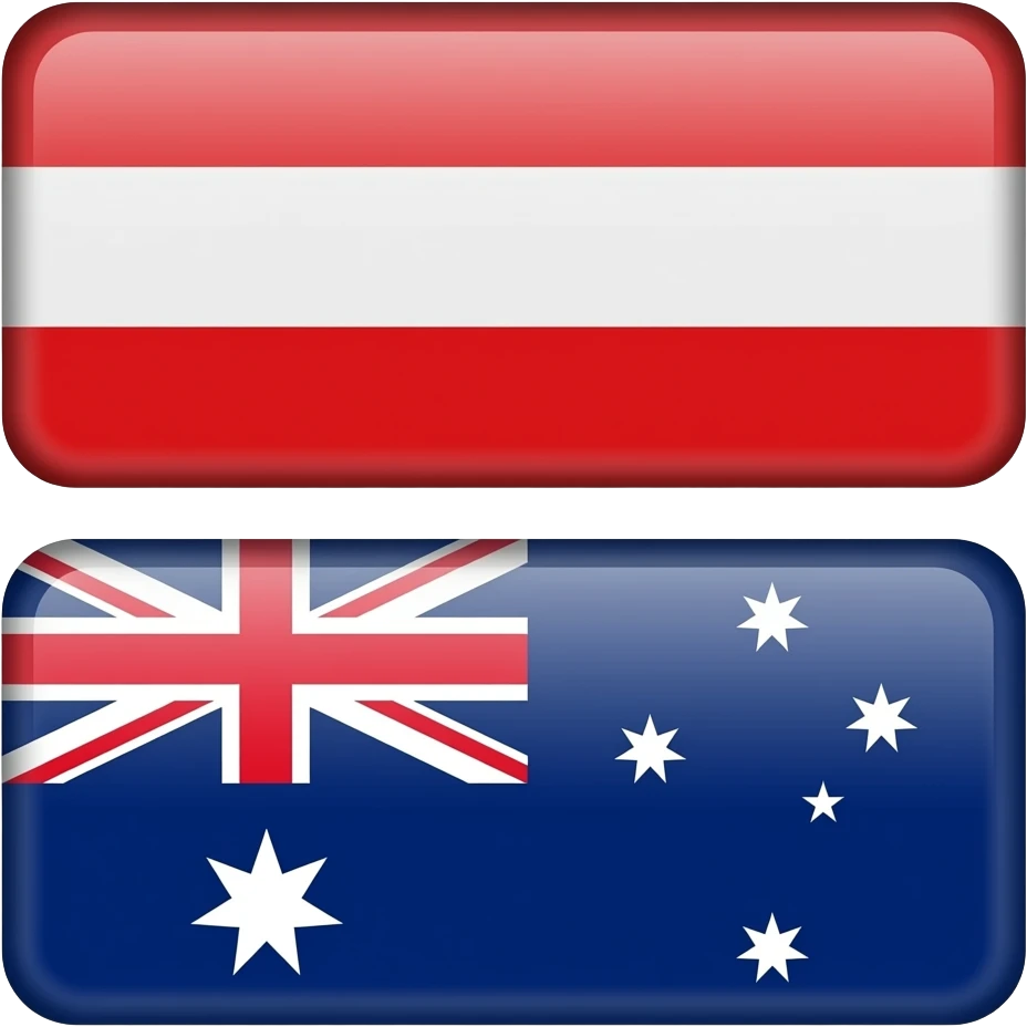 austria and australia flag emoji