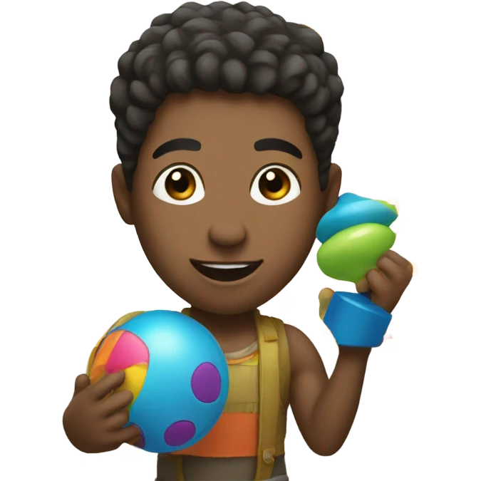 Playing with toys emoji