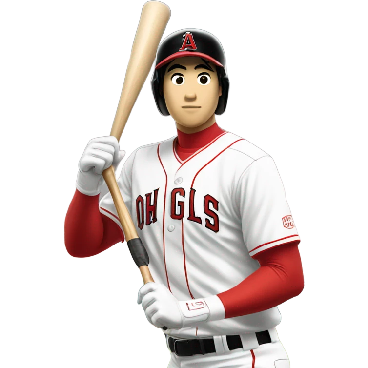 Ohtani at bat emoji