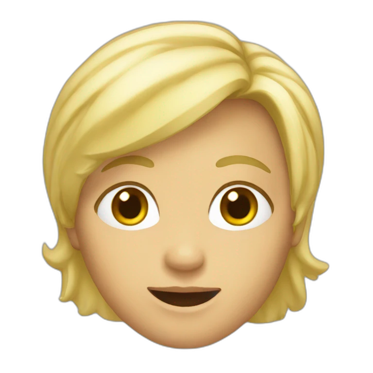 Un blond emoji