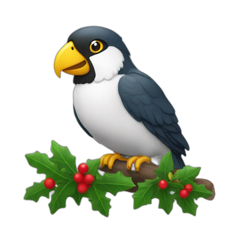 LORO navideño emoji