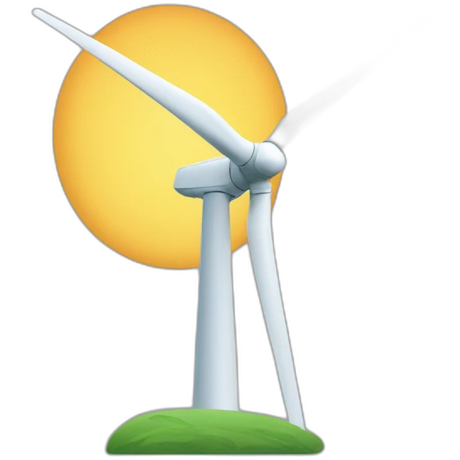 wind turbine emoji