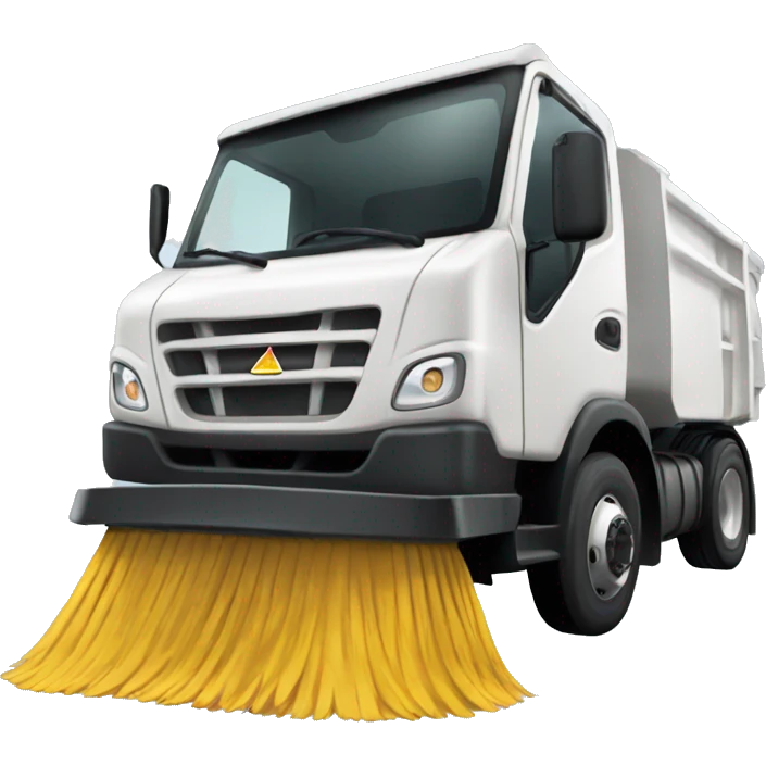Street sweeper truck  emoji