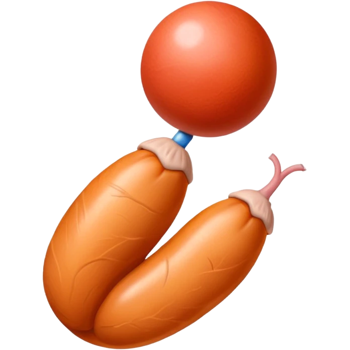 A penis with balls emoji