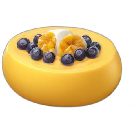 Passion fruit mousse emoji