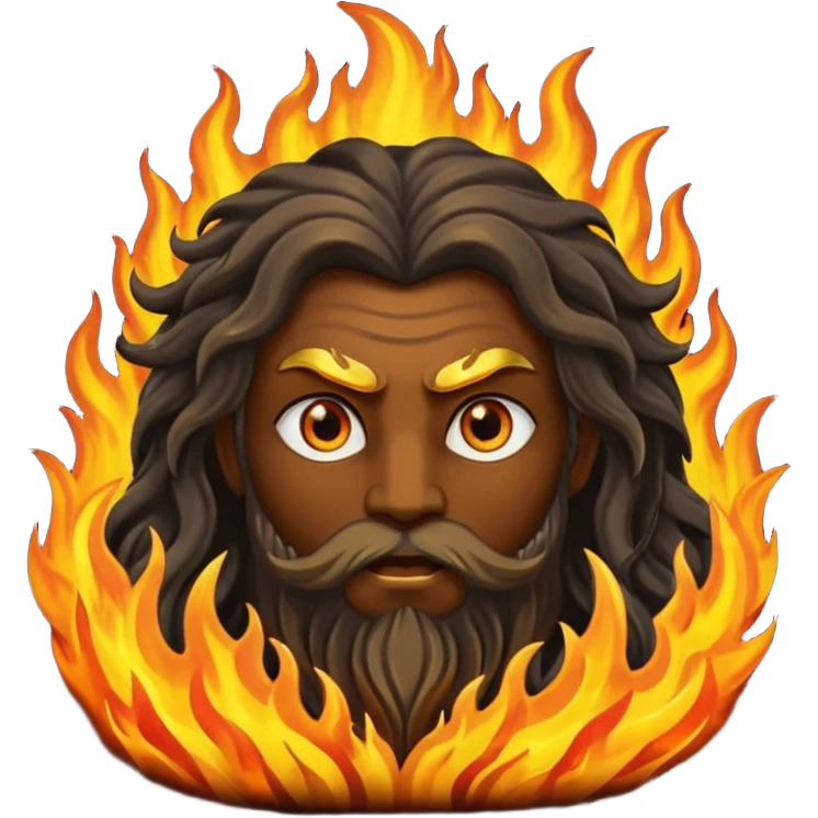 Fire god emoji