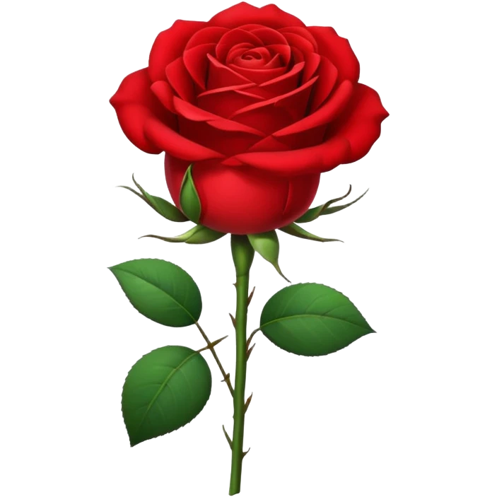 red rose emoji
