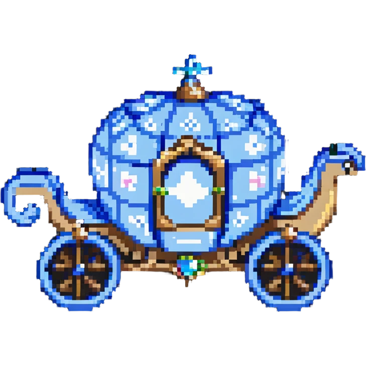 Cinderella's carriage emoji