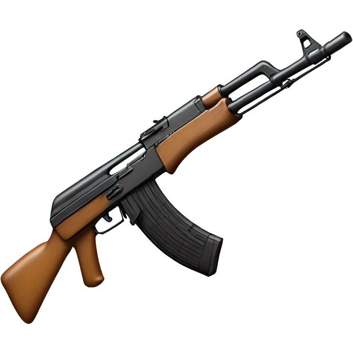 realistic Ak-47 Gun Emoji  emoji