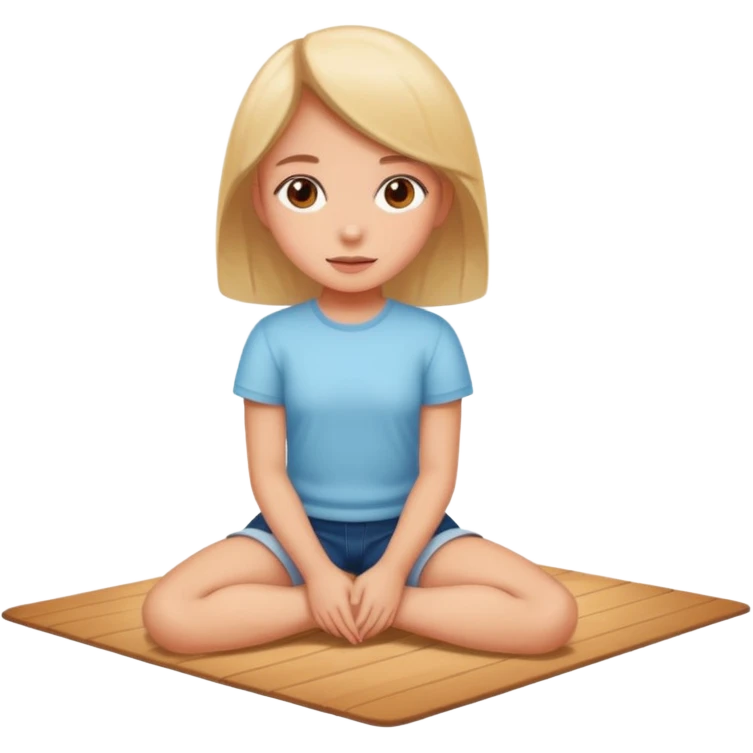 Girl on the floor emoji
