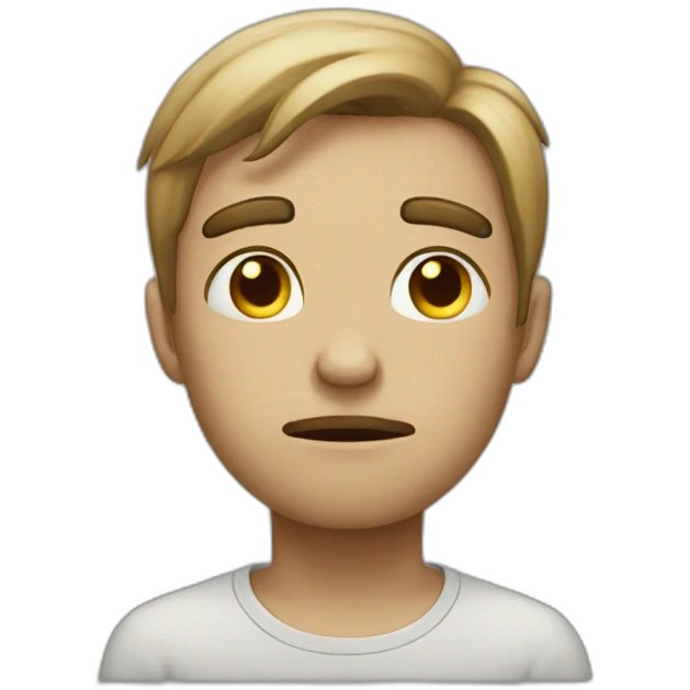 Triste emoji