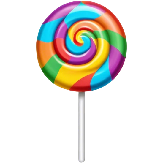 Realistic chupa chups fantasy ball lollipop emoji
