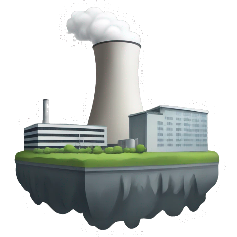 Generate an emoji of a three mile island nuclear power plant emoji
