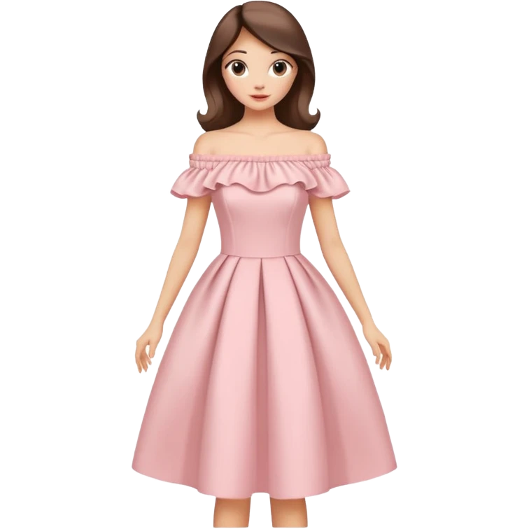 neapolitan style dress emoji