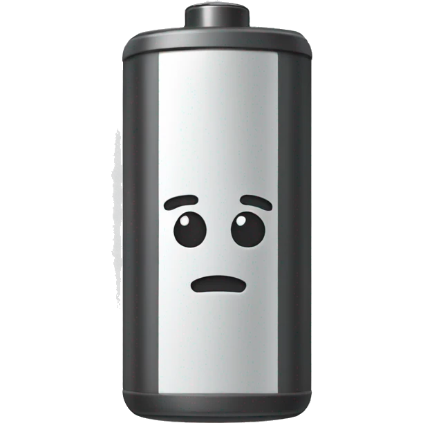 Uncharged battery emoji