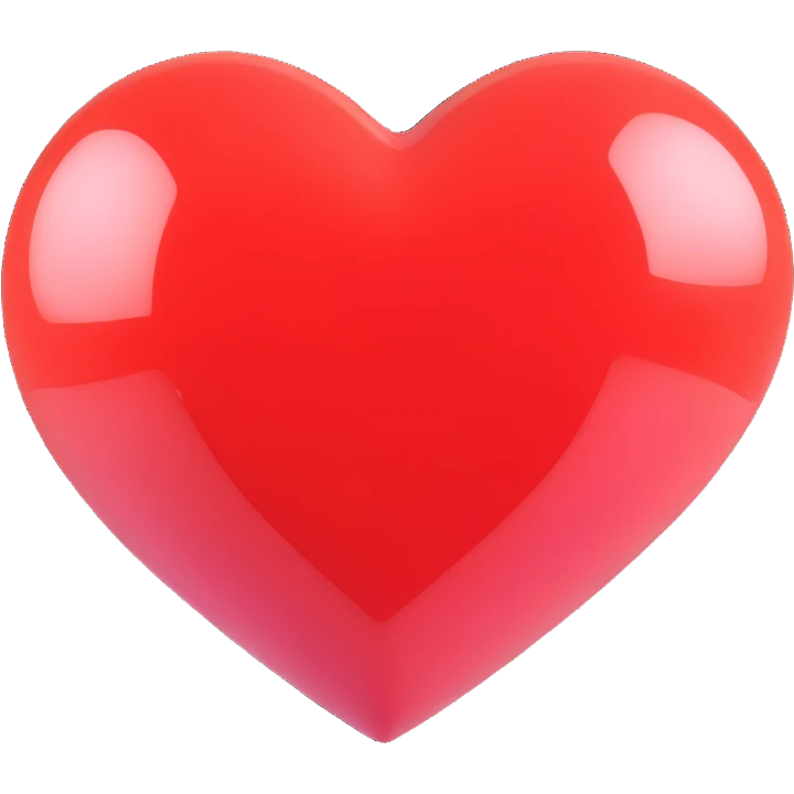 heart with a glossy highlight emoji
