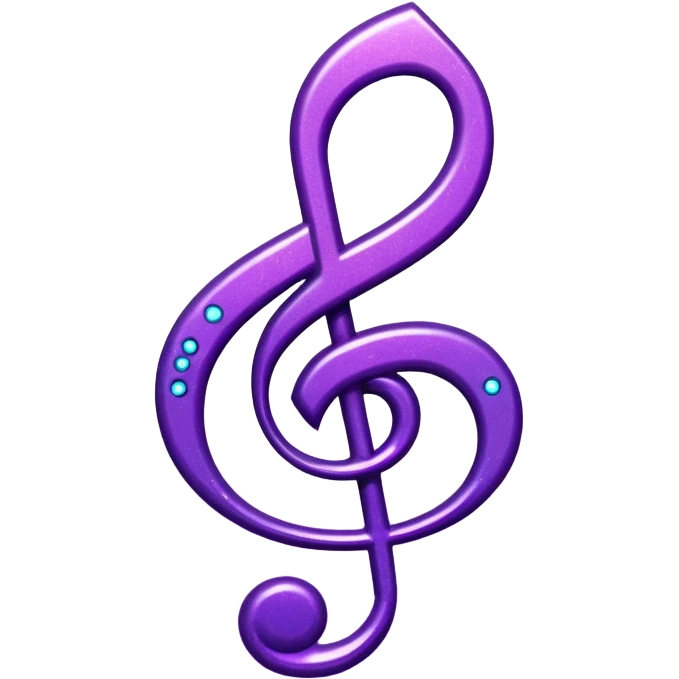 glitter symbol music purple cyberpunk emoji
