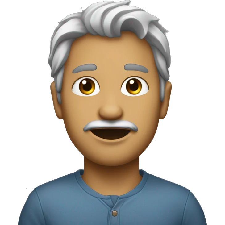 Серый кот с белой грудкой и носочками на лапках emoji