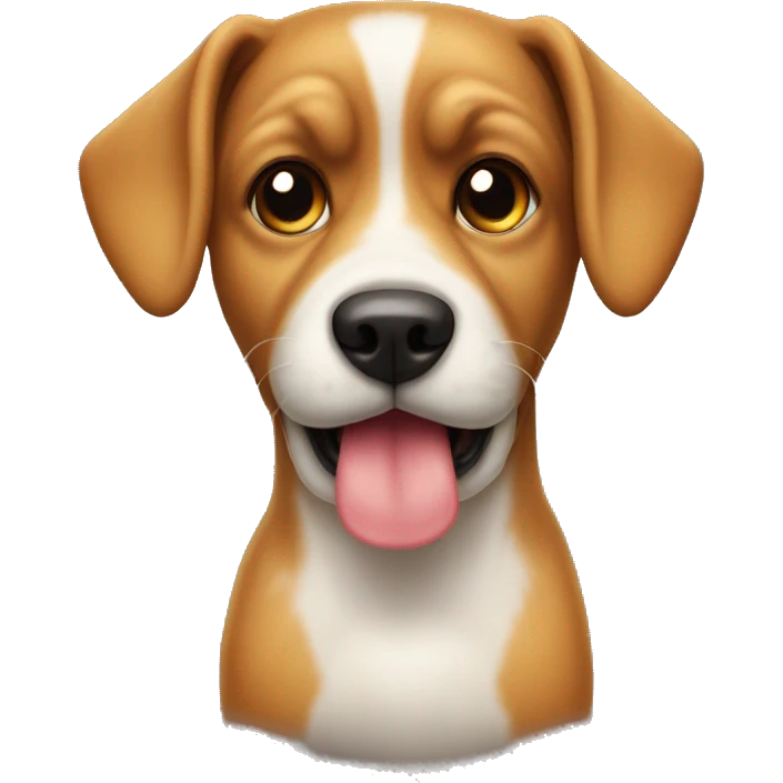 Hond met strik  emoji