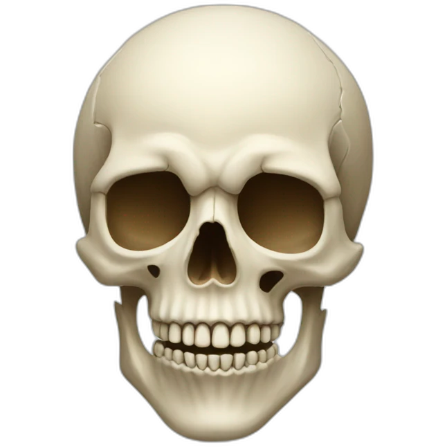 Skull head emoji