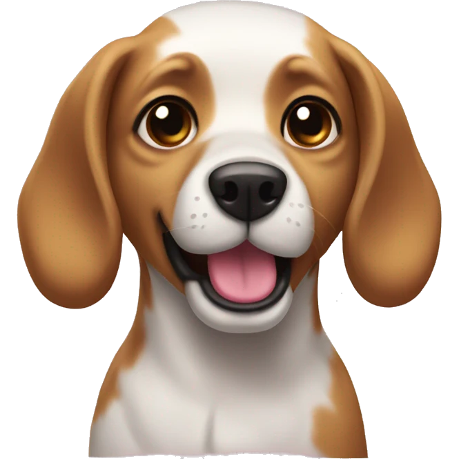 Dog saying girly pop emoji