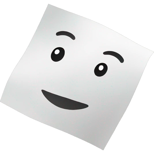 paper flyer advertising emoji