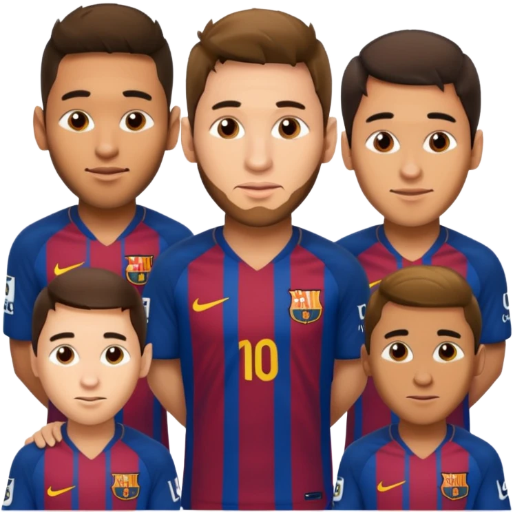 Messi neymar suarex emoji