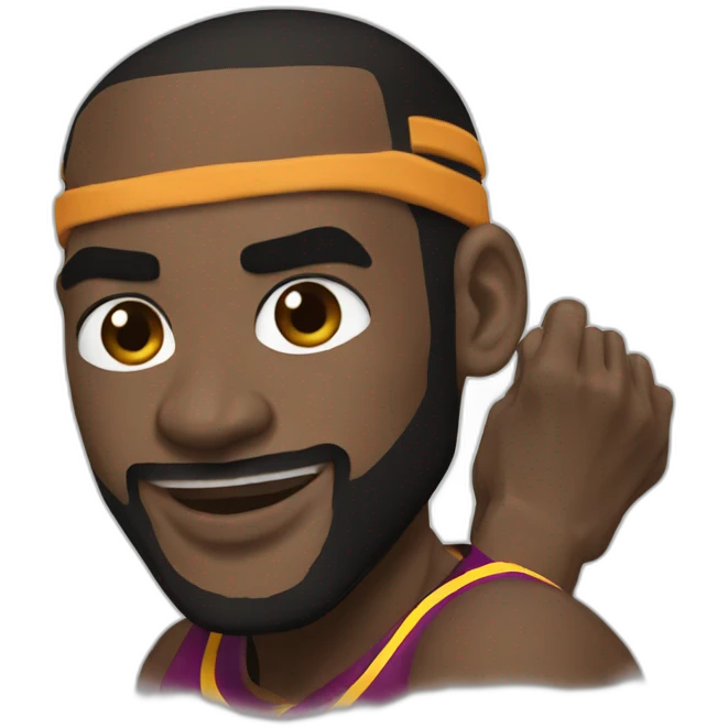 LeBron jams emoji