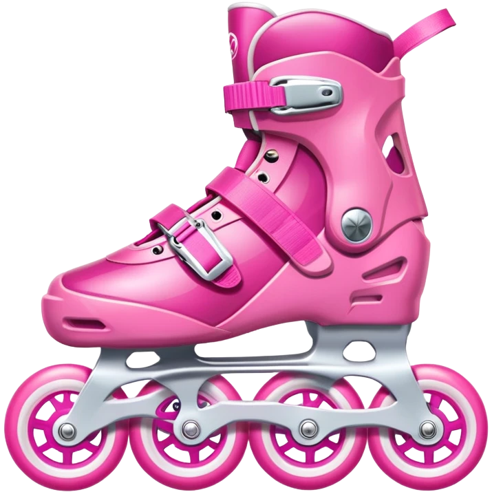 Pink rollerblades emoji