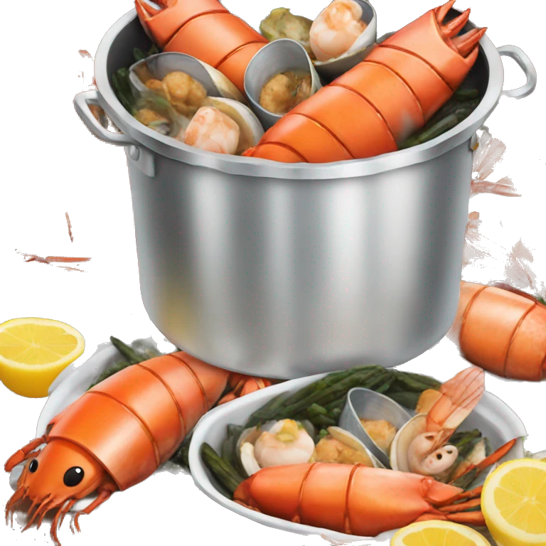Seafood boil emoji