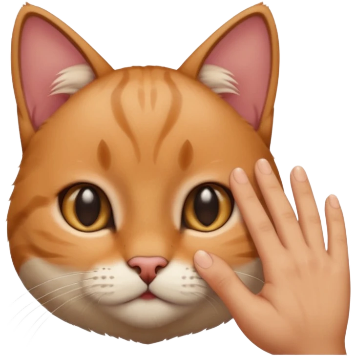 finger on cat emoji