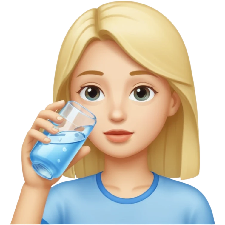 drinking water emoji