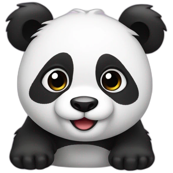 A cute panda emoji
